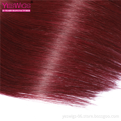 Pre Colored Ombre Human Hair Bundles Wholesale 10A Quality Cuticle Aligned Virgin 1b-99j Ombre Brazilian Human Hair Extension